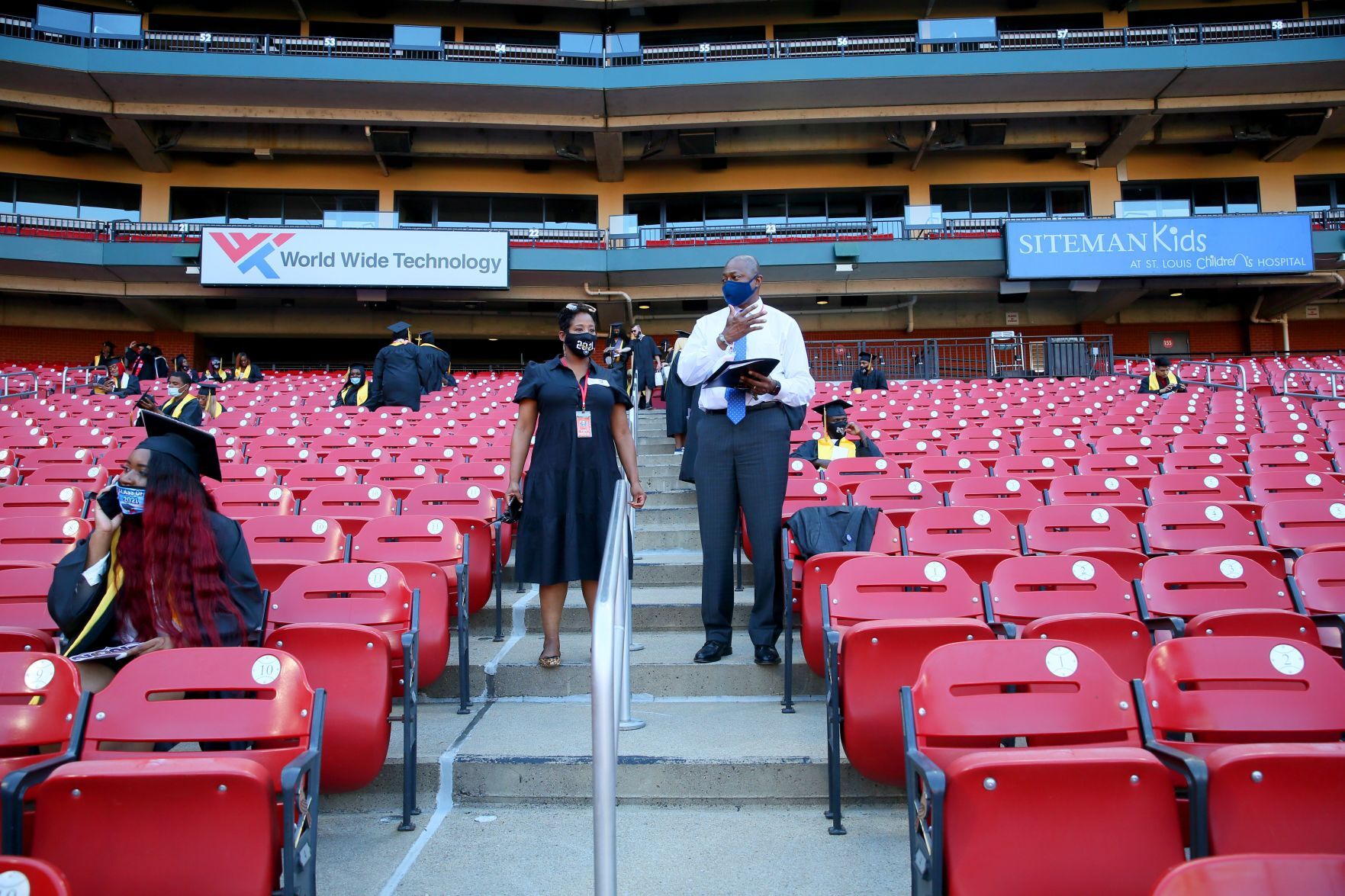 SLPS hold graduation ceremonies at Busch Stadium